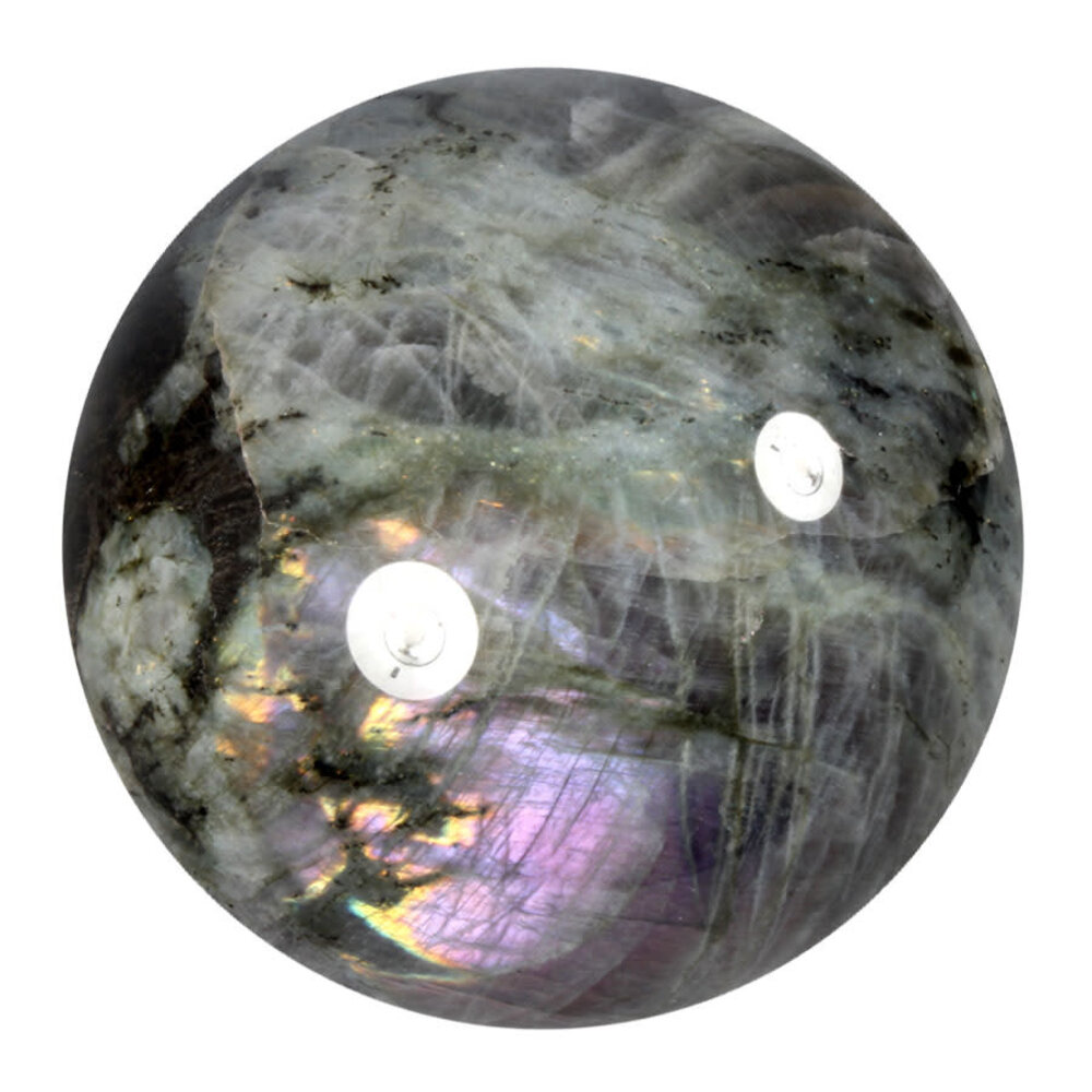 Labradoriet (paars) bol 120 mm | 3237 gram