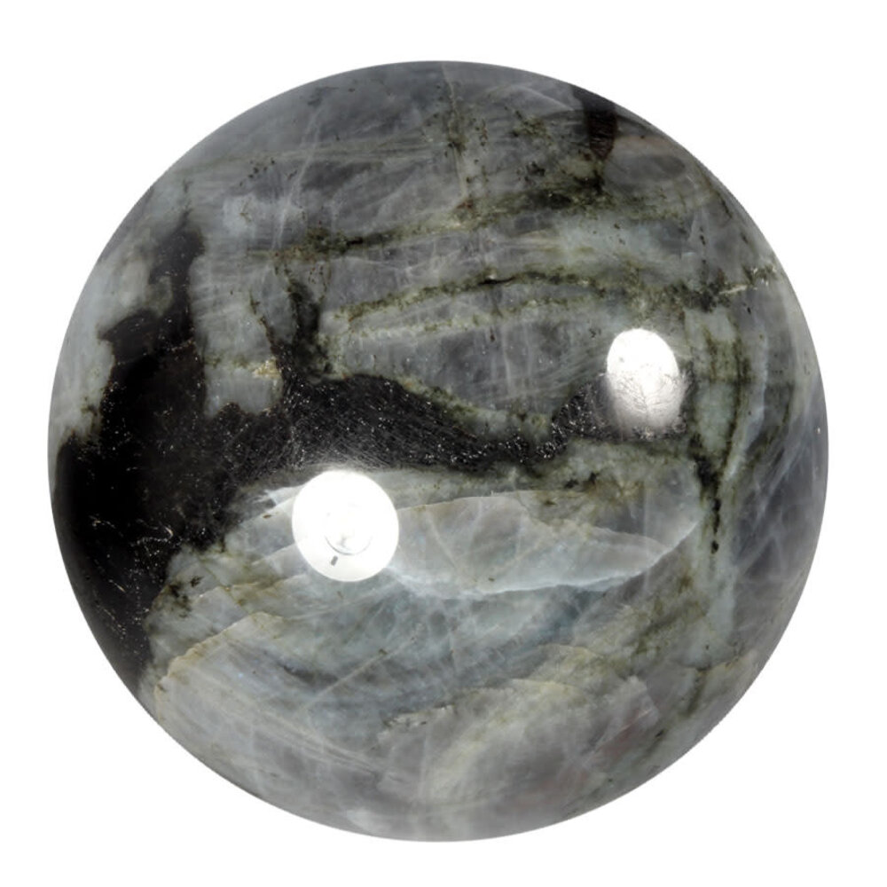 Labradoriet (paars) bol 120 mm | 3237 gram