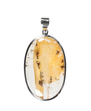 Zilveren hanger golden healer (limonietkwarts) | ovaal 3,8 x 2,4 cm Zilveren hanger golden healer (limonietkwarts) | ovaal 3,8 x 2,4 cm