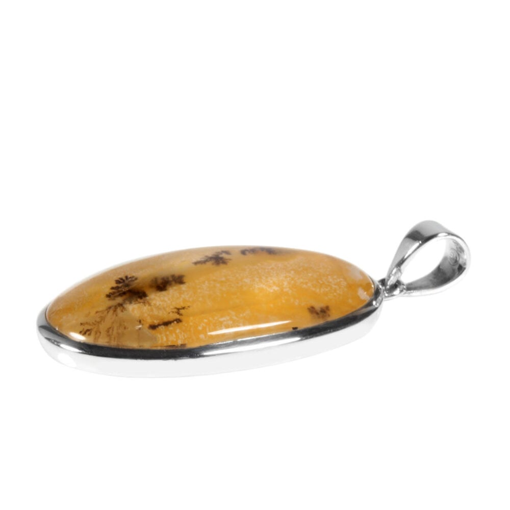 Zilveren hanger golden healer (limonietkwarts) | ovaal 3,8 x 2,4 cm Zilveren hanger golden healer (limonietkwarts) | ovaal 3,8 x 2,4 cm