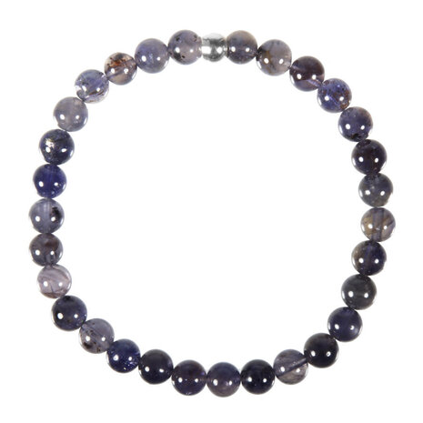 Ioliet armband 18 cm | 6 mm kralen Ioliet armband 18 cm | 6 mm kralen