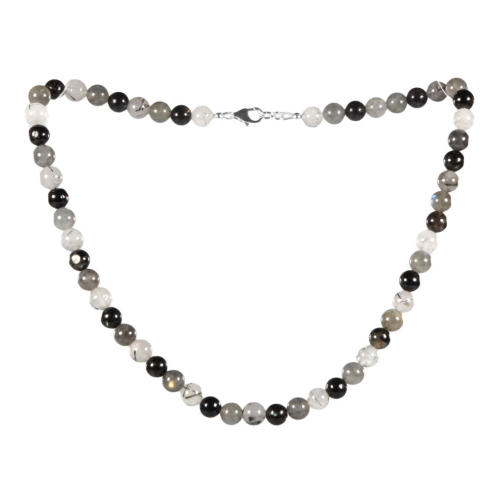 Ketting zwarte magie (bescherming) 8 mm kralen Ketting zwarte magie (bescherming) 8 mm kralen