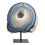 Agaat op standaard 21 x 20 x 6 cm | 4490 gram Agaat op standaard 21 x 20 x 6 cm | 4490 gram