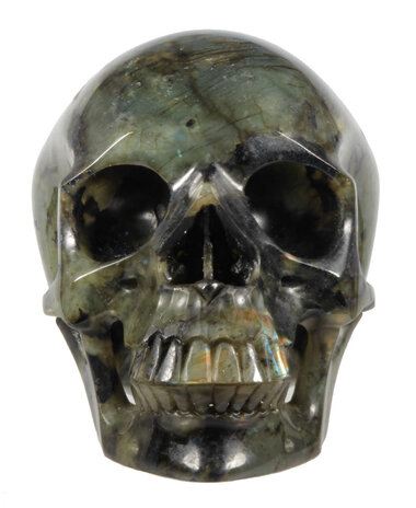 Labradoriet kristallen schedel 12 x 12,5 x 18 cm | 3437 gram Labradoriet kristallen schedel 12 x 12,5 x 18 cm | 3437 gram