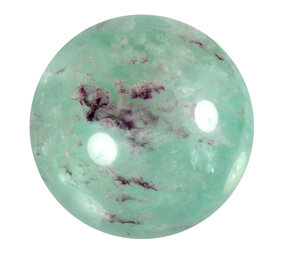 Fluoriet (groen/paars) bol 72 mm | 613 gram Fluoriet (groen/paars) bol 72 mm | 613 gram