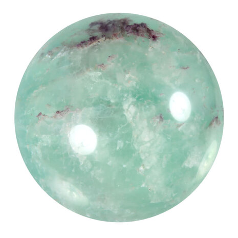 Fluoriet (groen/paars) bol 72 mm | 613 gram Fluoriet (groen/paars) bol 72 mm | 613 gram