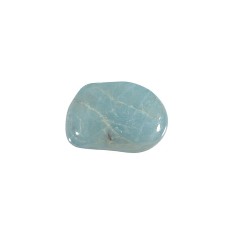 Aquamarijn (blauw) steen getrommeld 2 - 5 gram Aquamarijn (blauw) steen getrommeld 2 - 5 gram
