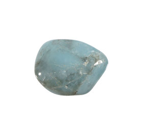 Aquamarijn (blauw) steen getrommeld 5 - 10 gram Aquamarijn (blauw) steen getrommeld 5 - 10 gram