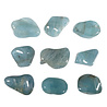 Aquamarijn (blauw) steen getrommeld 5 - 10 gram Aquamarijn (blauw) steen getrommeld 5 - 10 gram