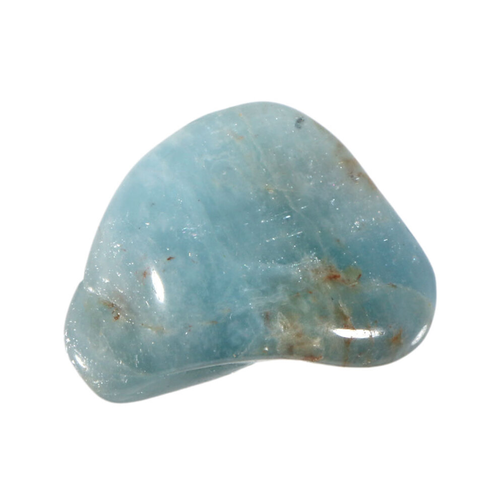 Aquamarijn (blauw) steen getrommeld 10 - 20 gram