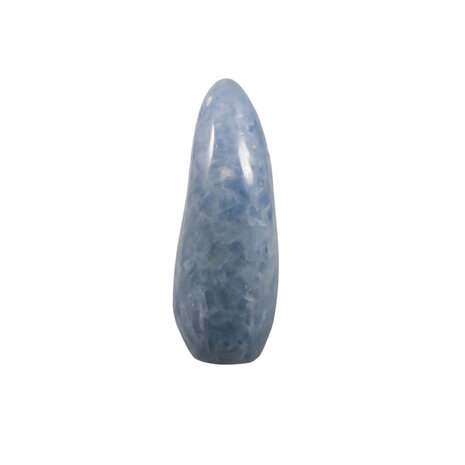 Calciet (blauw) sculptuur 10,9 x 6,3 x 4,3 cm | 407 gram Calciet (blauw) sculptuur 10,9 x 6,3 x 4,3 cm | 407 gram