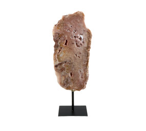 Amethist (roze)  op standaard 21,5 x 10 x 1 cm | 607 gram Amethist (roze)  op standaard 21,5 x 10 x 1 cm | 607 gram