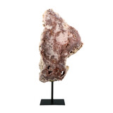 Amethist (roze) op standaard 24 x 14,5 x 2 cm | 1168 gram