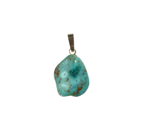 Gem silica hanger met 14k gouden oogje Gem silica hanger met 14k gouden oogje