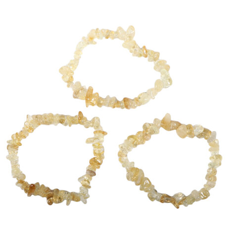 Citrien (verhit) armband split Citrien (verhit) armband split