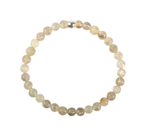 Rutielkwarts B-kwaliteit armband 18 cm | 5,5 mm kralen Rutielkwarts B-kwaliteit armband 18 cm | 5,5 mm kralen