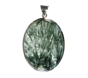 Zilveren hanger serafiniet | ovaal 4,7 x 3,7 cm Zilveren hanger serafiniet | ovaal 4,7 x 3,7 cm