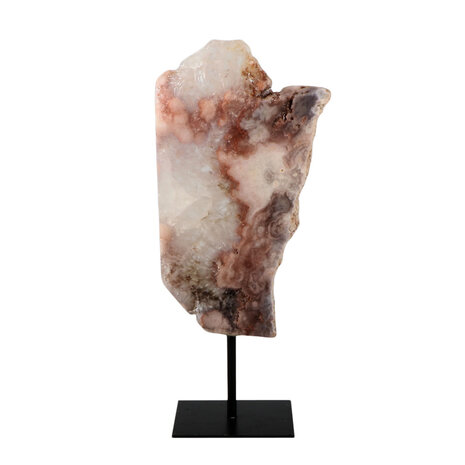 Amethist (roze) op standaard 20,5 x 10,5 x 2 cm | 755 gram