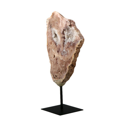 Amethist (roze) op standaard 20 x 13 x 2,5 cm | 886 gram Amethist (roze) op standaard 20 x 13 x 2,5 cm | 886 gram