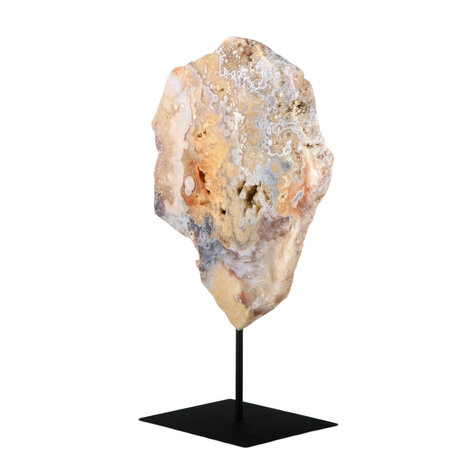 Amethist (roze) op standaard 24,5 x 20 x 2,5 cm | 2082 gram