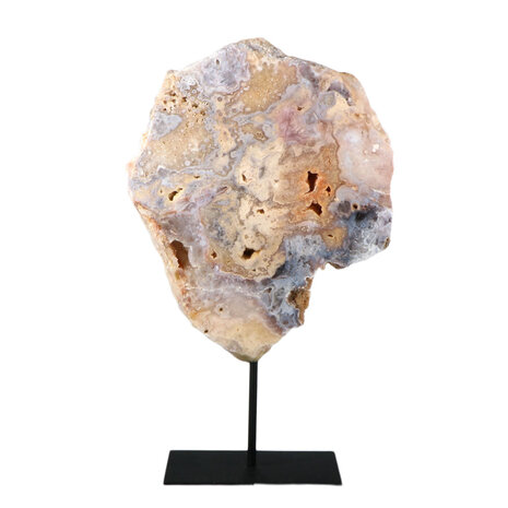 Amethist (roze) op standaard 24,5 x 20 x 2,5 cm | 2082 gram