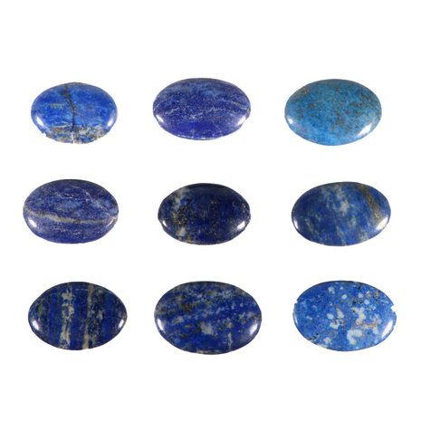 Lapis lazuli steen plat gepolijst