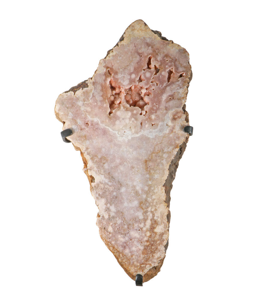 Amethist (roze) op muurbeugel 46 x 24 x 3 cm | 5320 gram Amethist (roze) op muurbeugel 46 x 24 x 3 cm | 5320 gram