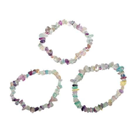 Fluoriet (multi) armband split Fluoriet (multi) armband split