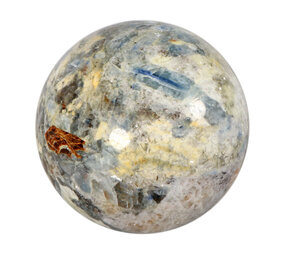 Kyaniet met granaat in matrix bol 68 mm | 543 gram Kyaniet met granaat in matrix bol 68 mm | 543 gram