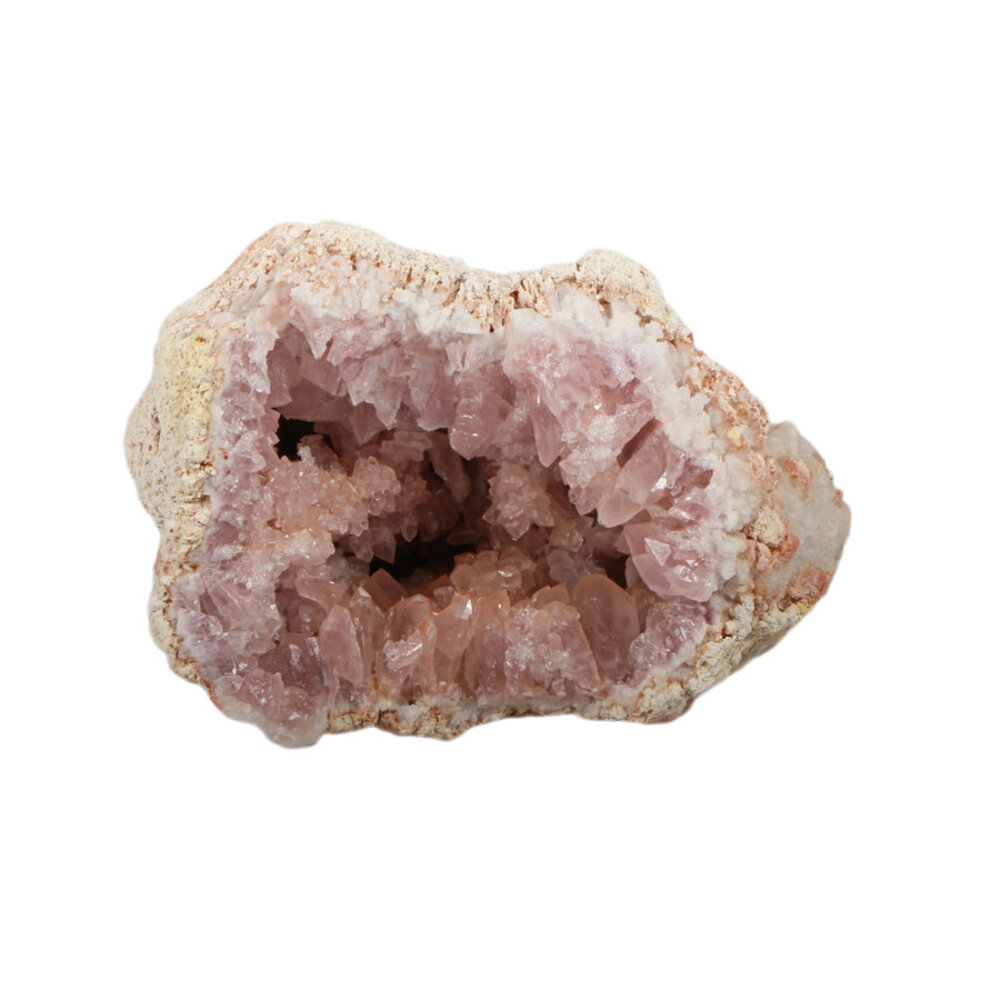 Amethist (roze) geode 8 x 6 x 6 cm | 282 gram Amethist (roze) geode 8 x 6 x 6 cm | 282 gram