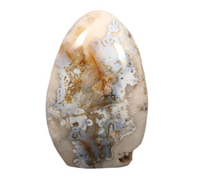 Agaat (bloem) met chalcedoon sculptuur 20 x 13,5 x 7,5 cm | 3200 gram Agaat (bloem) met chalcedoon sculptuur 20 x 13,5 x 7,5 cm | 3200 gram