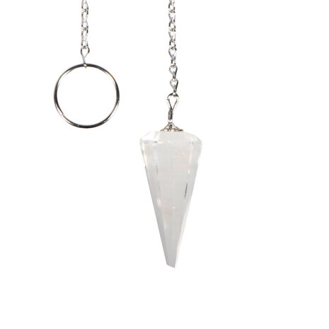 Bergkristal pendel facet A-kwaliteit Bergkristal pendel facet A-kwaliteit