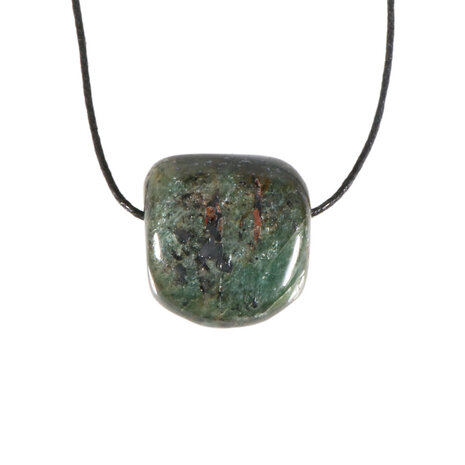 Kyaniet (groen) hanger doorboord Kyaniet (groen) hanger doorboord