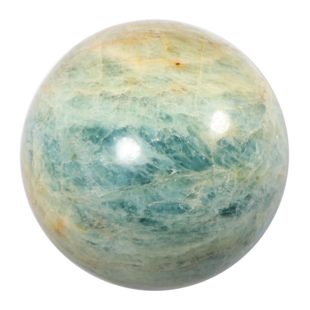 Aquamarijn bol 74 mm | 590 gram Aquamarijn bol 74 mm | 590 gram