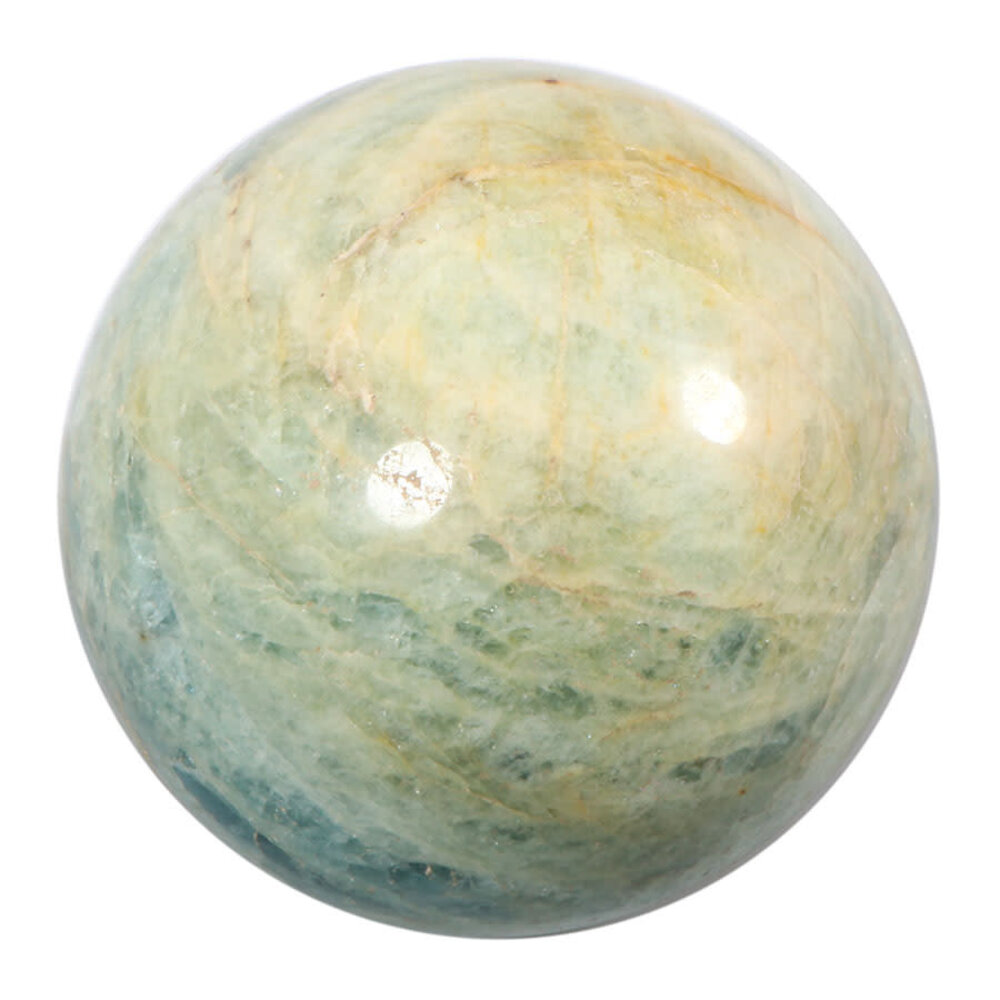 Aquamarijn bol 74 mm | 590 gram Aquamarijn bol 74 mm | 590 gram