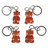 Jaspis (rood) sleutelhanger teddybeer Jaspis (rood) sleutelhanger teddybeer