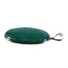 Zilveren hanger chrysocolla | ovaal 5 x 3,4 cm Zilveren hanger chrysocolla | ovaal 5 x 3,4 cm