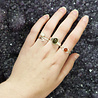 Zilveren ring moldaviet maat 17 | ovaal 9 x 7 mm Zilveren ring moldaviet maat 17 | ovaal 9 x 7 mm