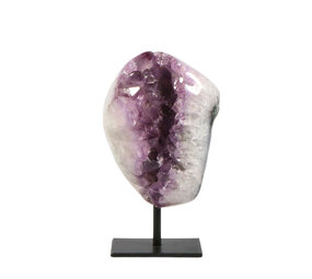 Amethist cluster op standaard 11,7 x 9 x 9,1 cm | 1277 gram Amethist cluster op standaard 11,7 x 9 x 9,1 cm | 1277 gram