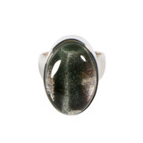Zilveren ring sjamaankwarts maat 18 | ovaal 2,2 x 1,5 cm Zilveren ring sjamaankwarts maat 18 | ovaal 2,2 x 1,5 cm