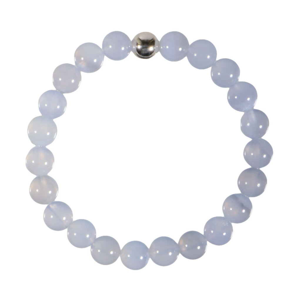 Chalcedoon armband 18 cm | 8 mm kralen Chalcedoon armband 18 cm | 8 mm kralen