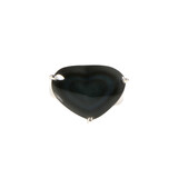 Zilveren ring obsidiaan (regenboog) maat 16 1/2 | hart gezet 1,8 x 1,4 cm Zilveren ring obsidiaan (regenboog) maat 16 1/2 | hart gezet 1,8 x 1,4 cm
