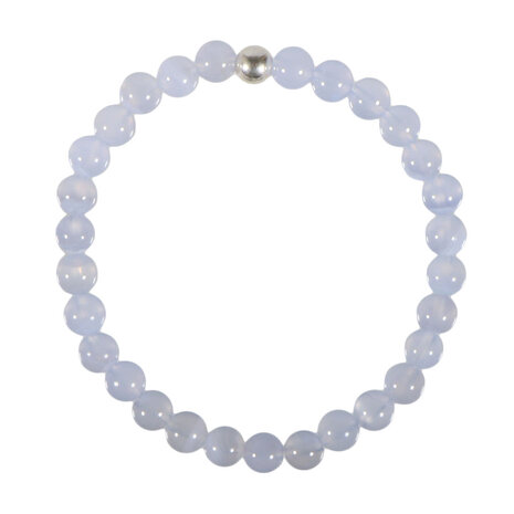 Chalcedoon armband 18 cm | 6 mm kralen Chalcedoon armband 18 cm | 6 mm kralen