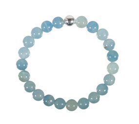 Aragoniet (blauw) armband 18 cm | 8 mm kralen Aragoniet (blauw) armband 18 cm | 8 mm kralen