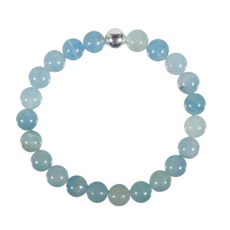 Aragoniet (blauw) armband 20 cm | 8 mm kralen Aragoniet (blauw) armband 20 cm | 8 mm kralen