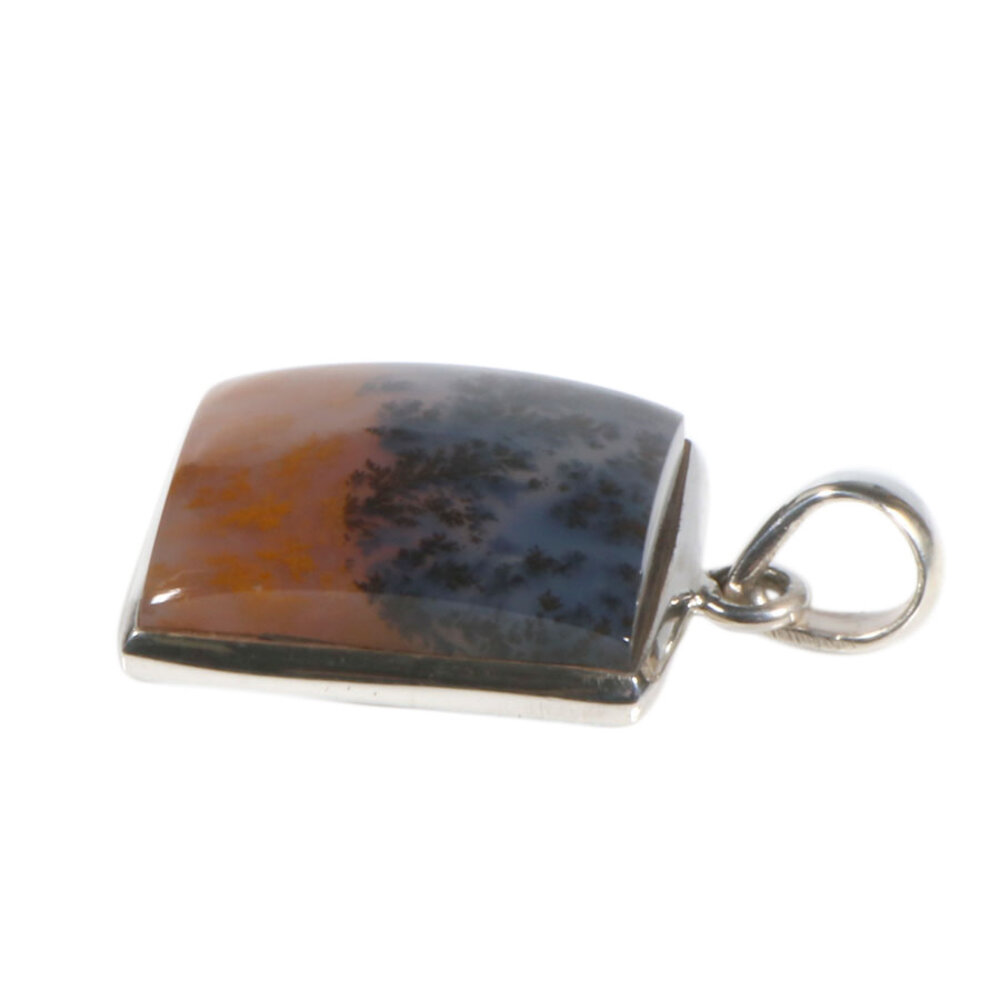 Zilveren hanger golden healer (limonietkwarts ) | rechthoek 2,2 x 2 cm Zilveren hanger golden healer (limonietkwarts ) | rechthoek 2,2 x 2 cm