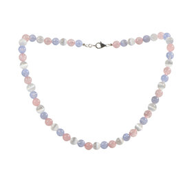 Ketting engel 8 mm kralen Ketting engel 8 mm kralen