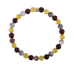 Armband zelfvertrouwen 18 cm | 6 mm kralen Armband zelfvertrouwen 18 cm | 6 mm kralen