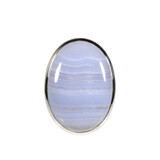 Zilveren ring chalcedoon maat 18 | ovaal 2,5 x 1,8 cm Zilveren ring chalcedoon maat 18 | ovaal 2,5 x 1,8 cm