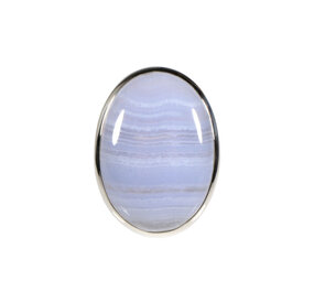 Zilveren ring chalcedoon maat 18 | ovaal 2,5 x 1,8 cm Zilveren ring chalcedoon maat 18 | ovaal 2,5 x 1,8 cm